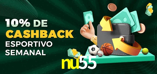 10% de bônus de cashback na nu55