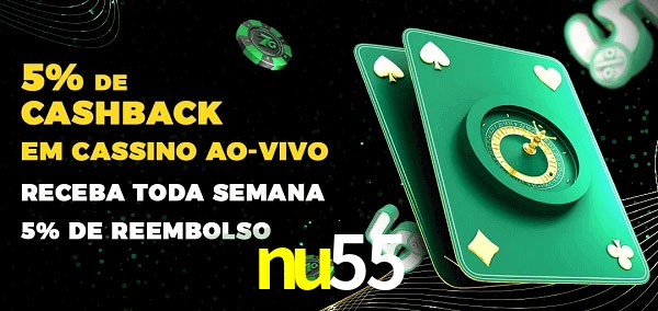 Promoções do cassino ao Vivo nu55